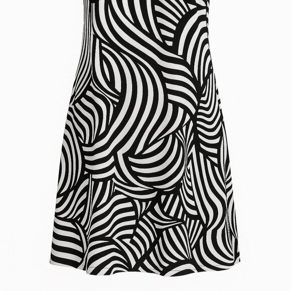 White House Black Market Graphic Print Dress | Size 2 | With Pockets - Picture 5 of 14